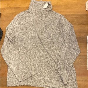 J Crew Factory new XXL Gray Turtleneck Top